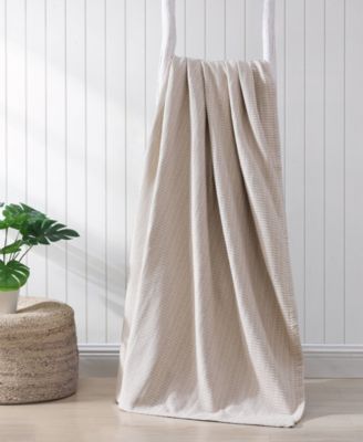 Home Woven Cotton Reversible Blanket, King