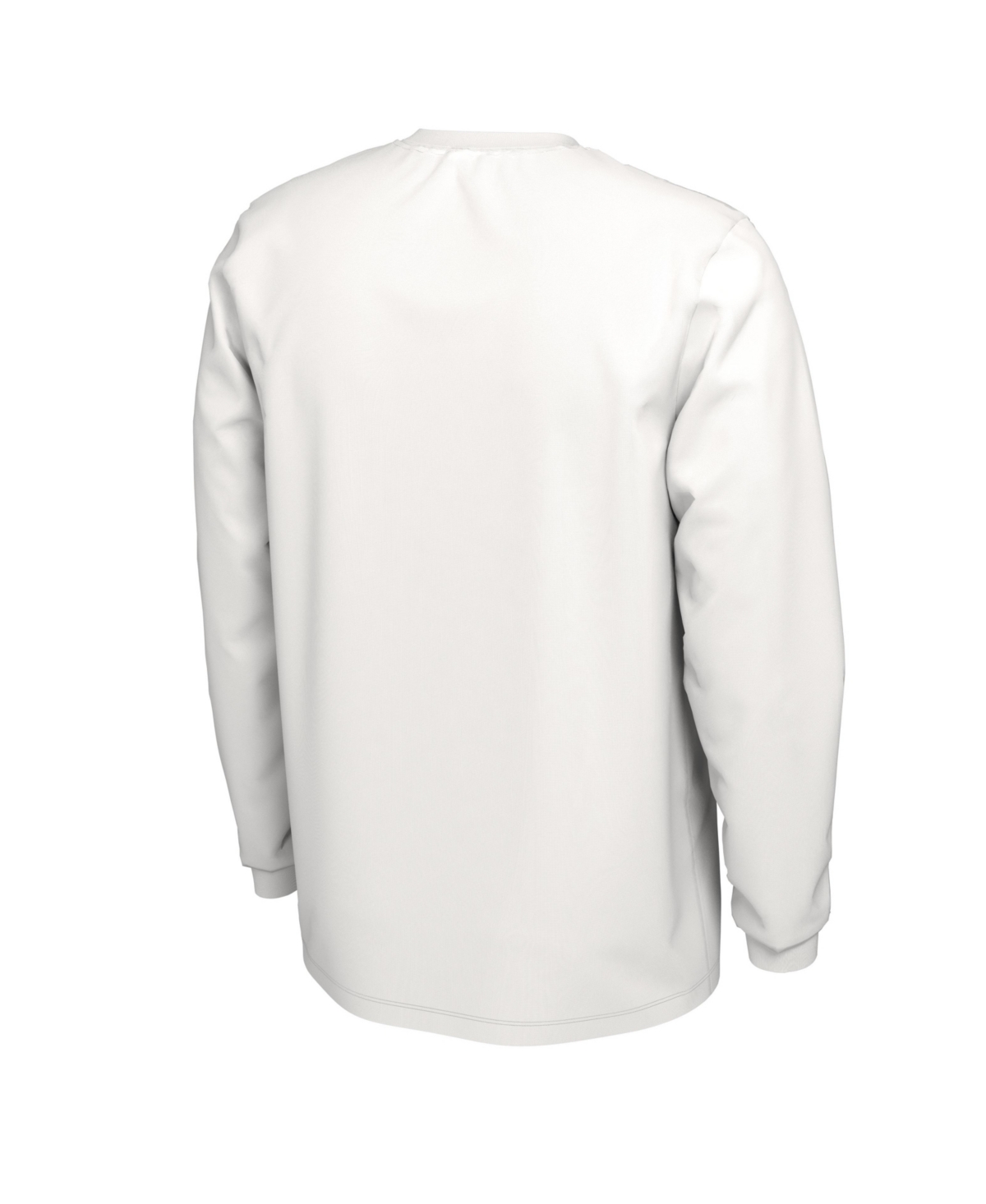 Men's NikeVirginia Cavaliers 2024 On Court Bench Long Sleeve T-shirt - White