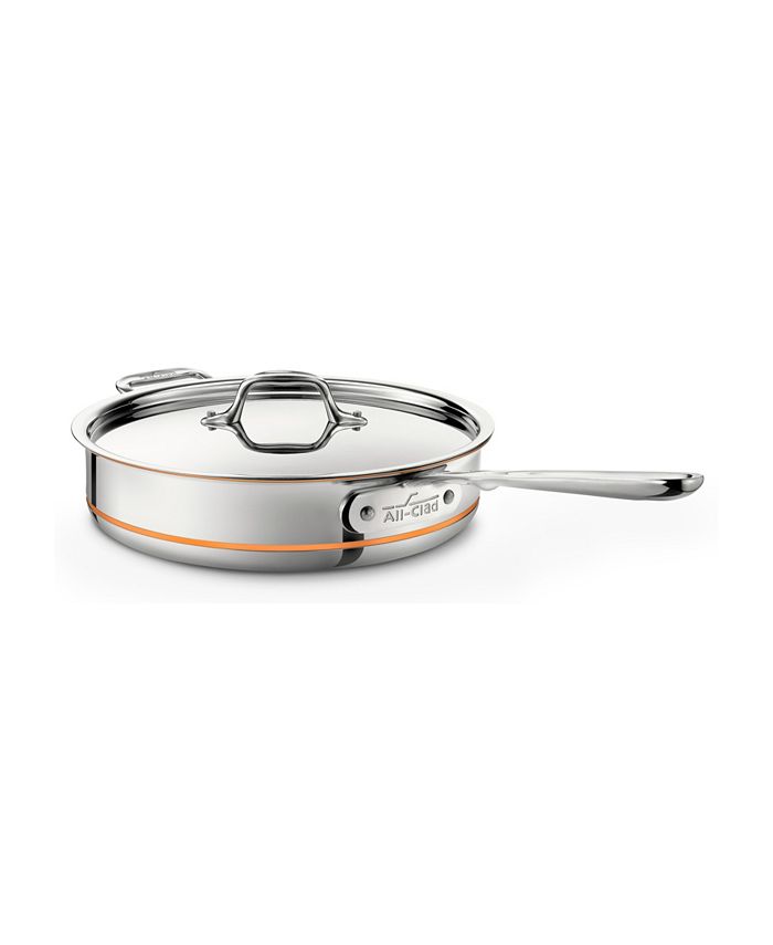AllClad CopperCore 3 Qt. Covered Saute Pan Macy's