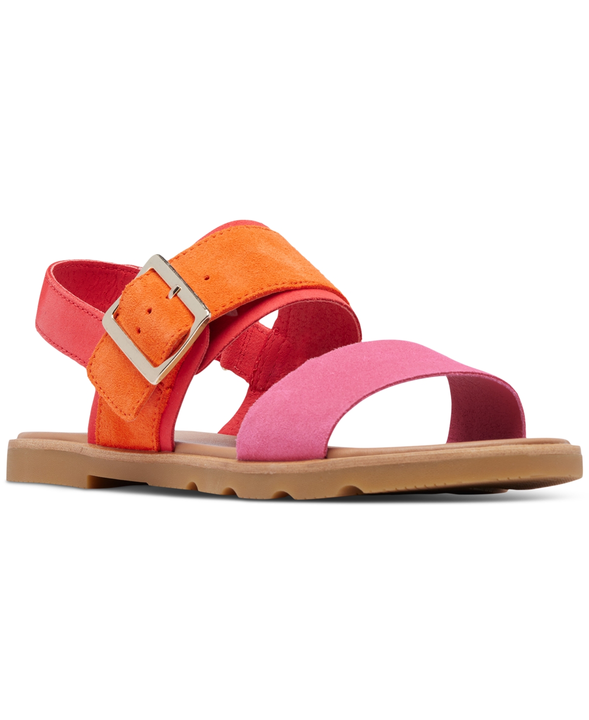 Shop Sorel Ella Iii Slingback Sandals In Red Glo,gum