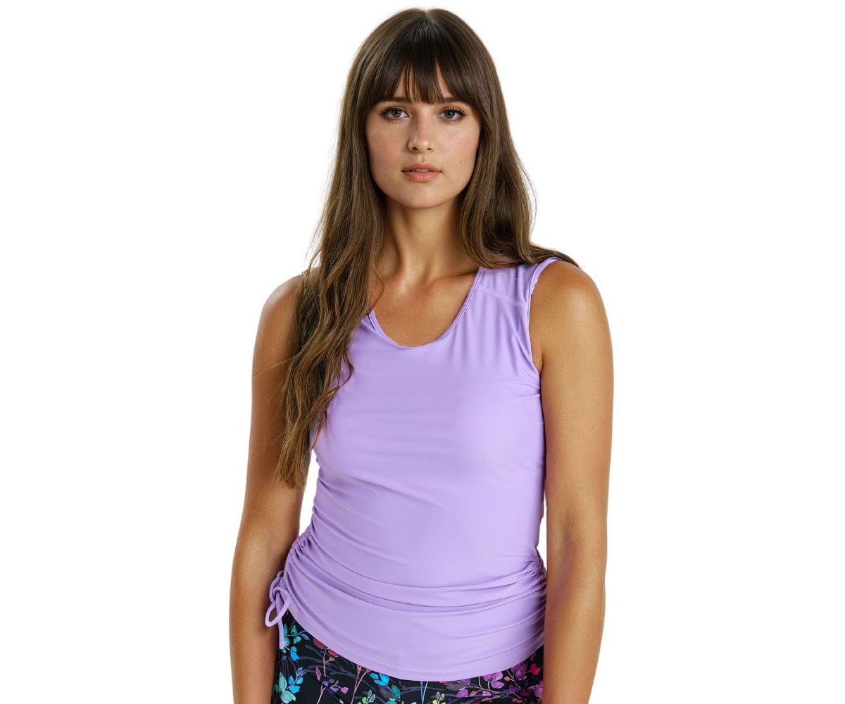 Women's Closed Back Maya Swim Top - Lavender