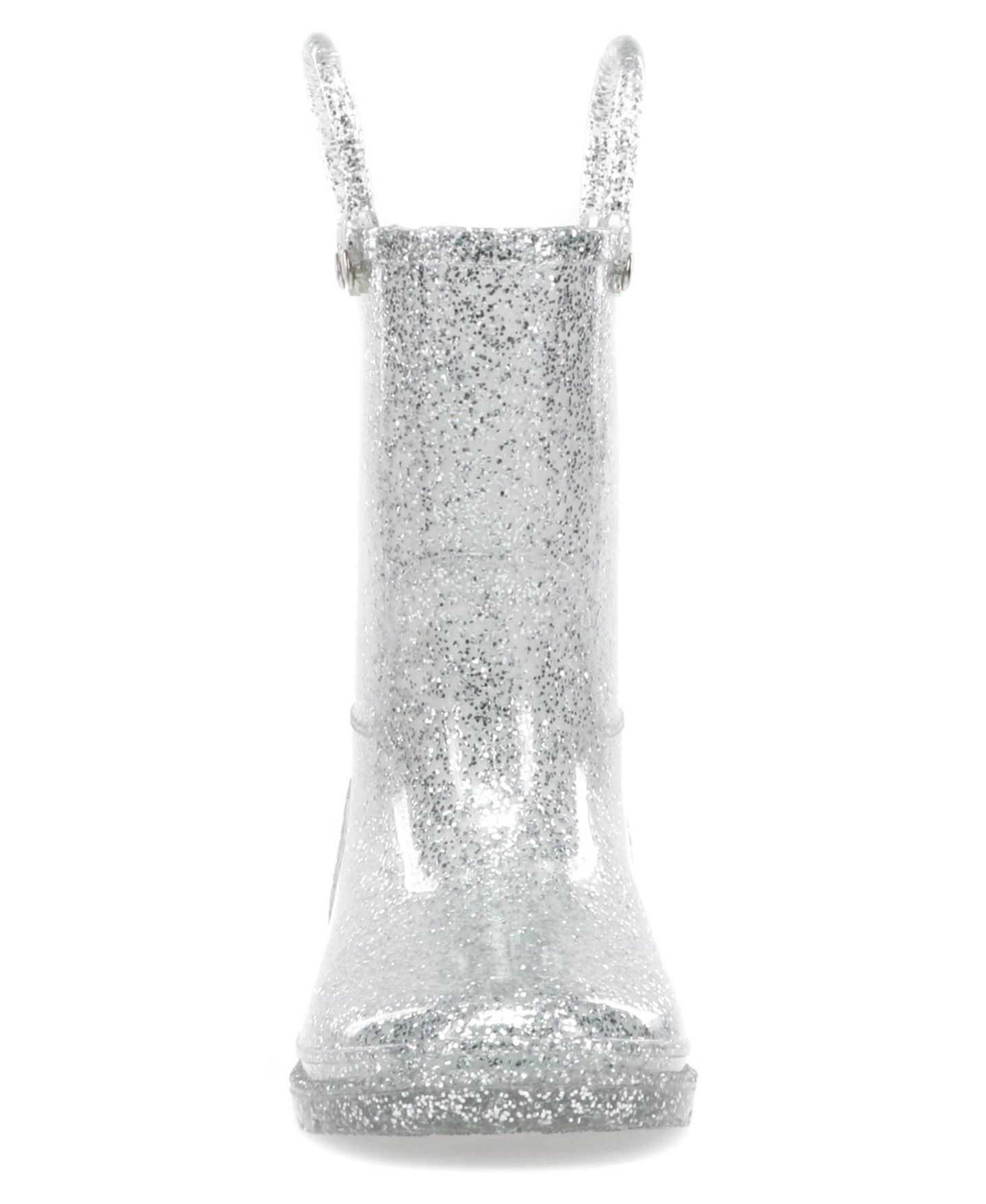 Ботинки Western Chief Glitter Rain Boot для девочек, цвет: Серебряный — фото 2