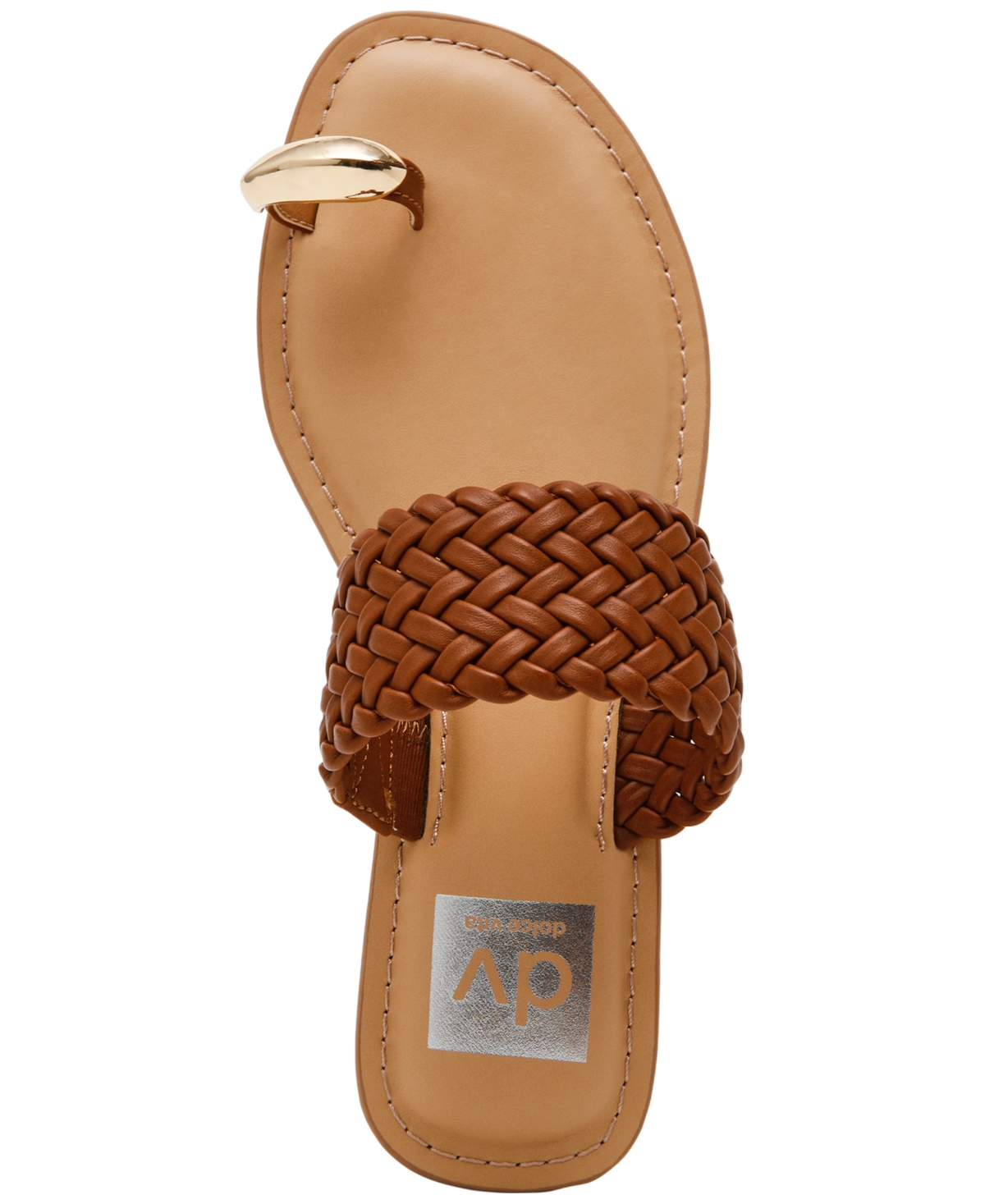 Dv Dolce Vita Women's Jemper Thong Woven Slip-On Flat Sandals