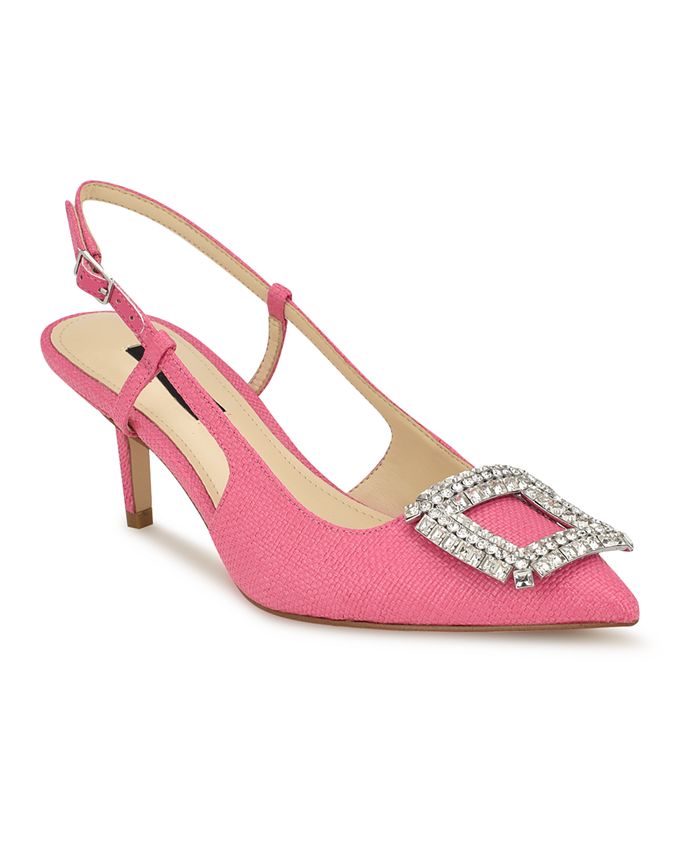 Nine West Women s Aimey Kitten Heel Embellished Dress Pumps Macy s