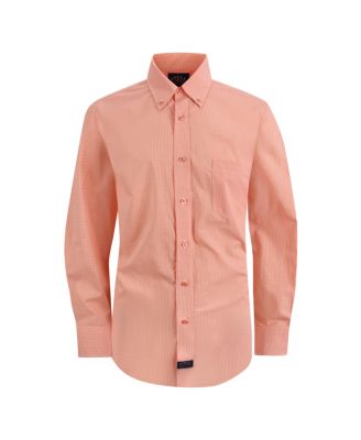 Men's Stretch Collar Gingham Poplin Shirt