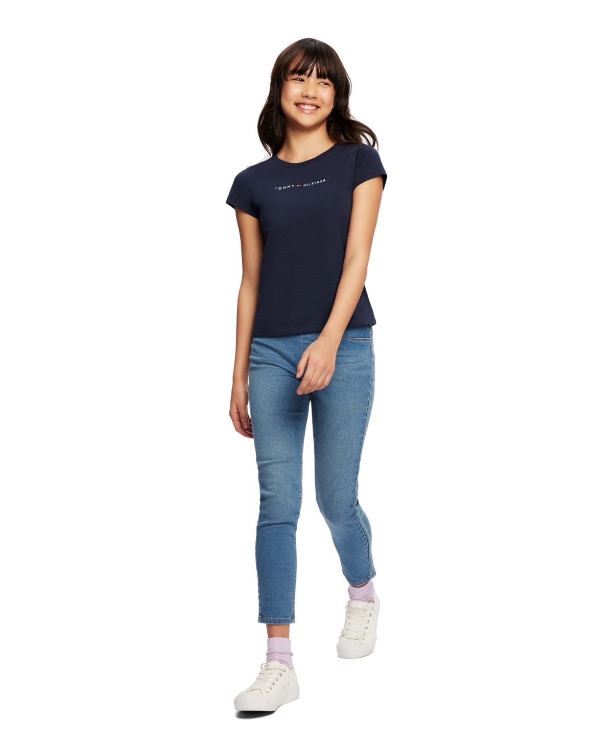 Tommy Hilfiger Toddler Girls Classic Embroidered T-shirt