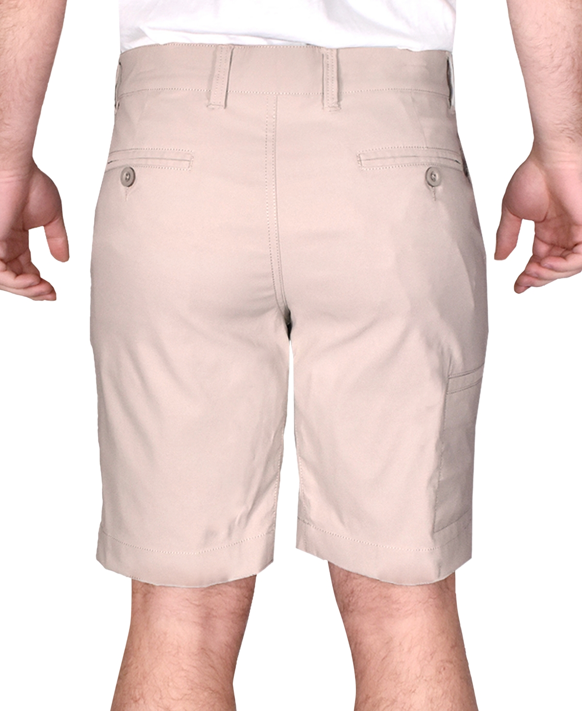 Shop Vintage 1946 Men's Modern-fit Stretch Hybrid Performance 9" Shorts In Stone