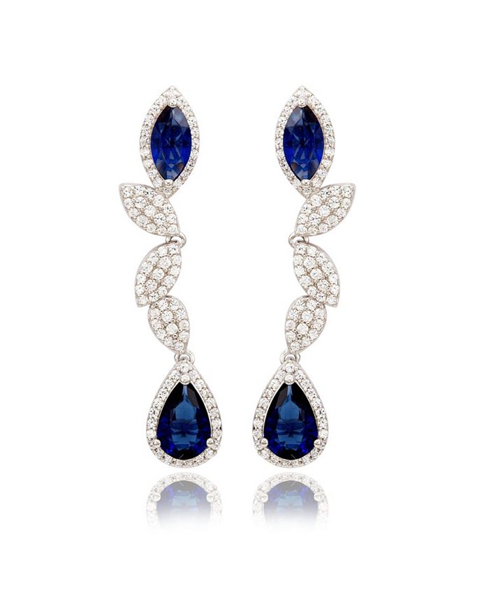 Suzy levian top sapphire earrings