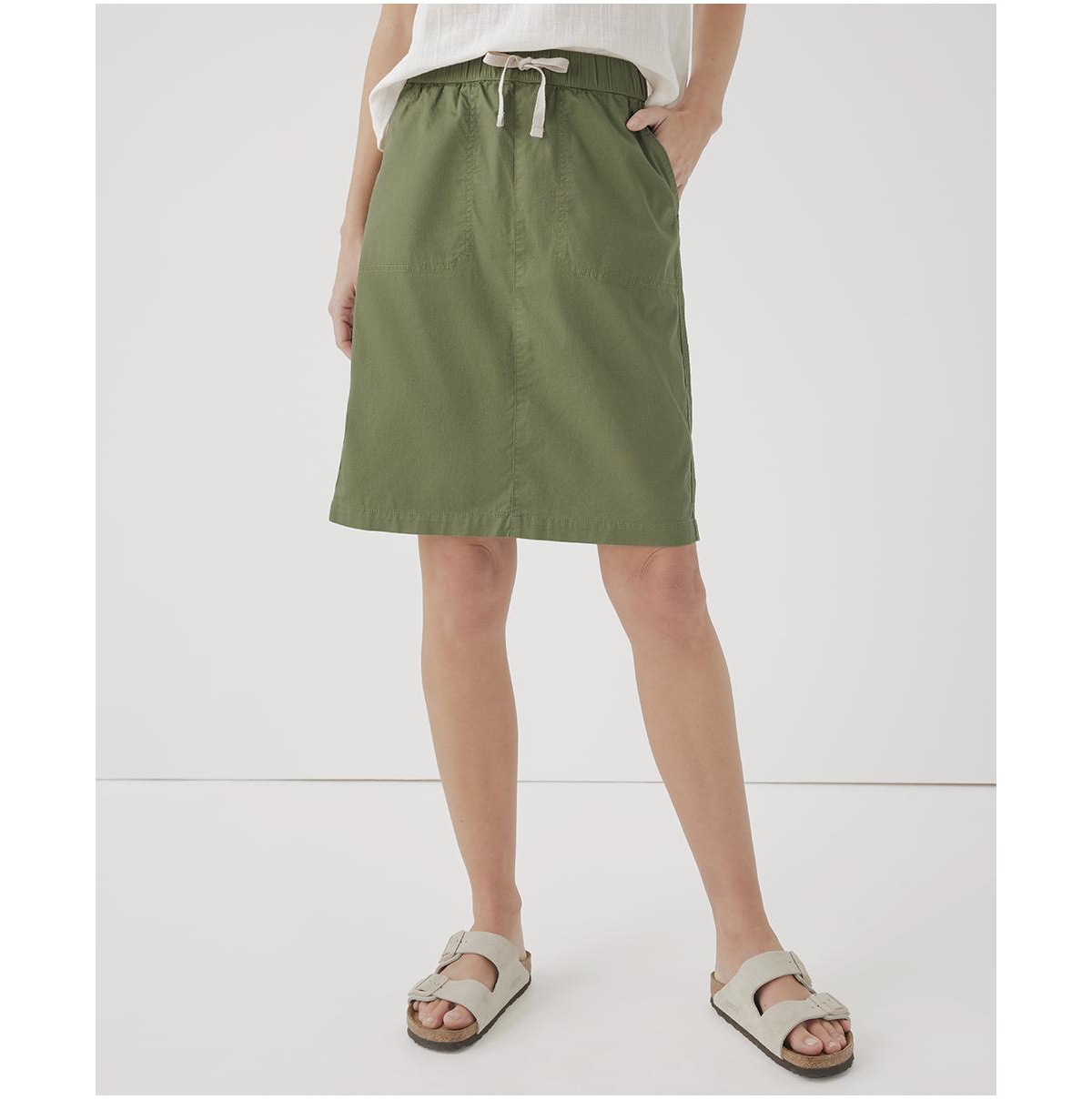 Pact Women's Organic Cotton Daily Twill Skirt