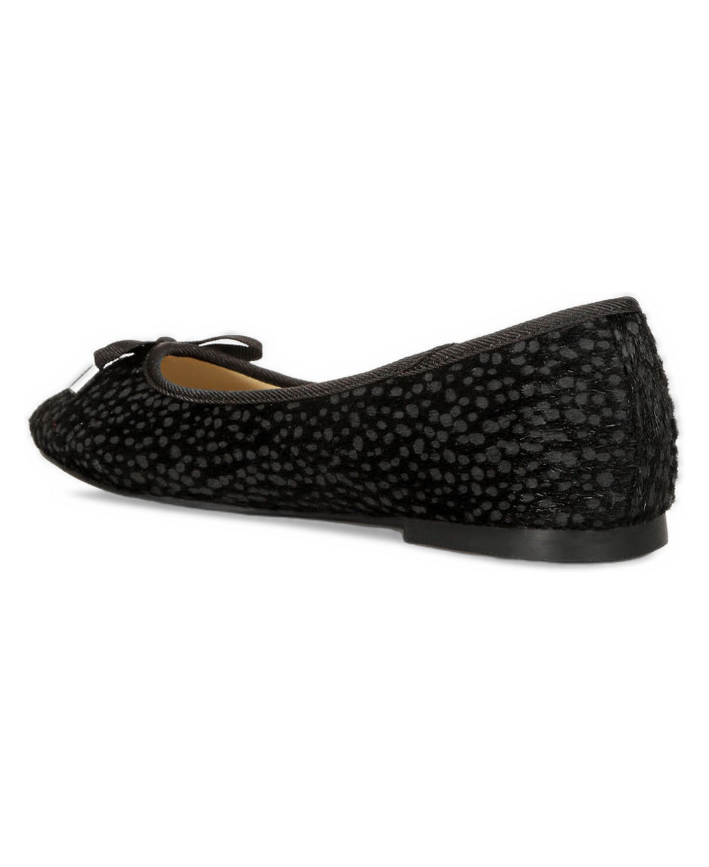 Женские балетки London Rag Ziggy Animal Print Flat Bow Ballerinas, цвет: Чёрный — фото 3