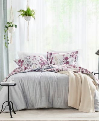Gabby Reversible Floral Botanical Seersucker 3-Pc. Comforter Set, Full/Queen