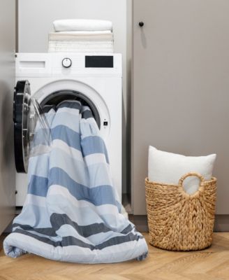 Blake Stripe Textured Print 2-Pc. Comforter Set, Twin/Twin XL