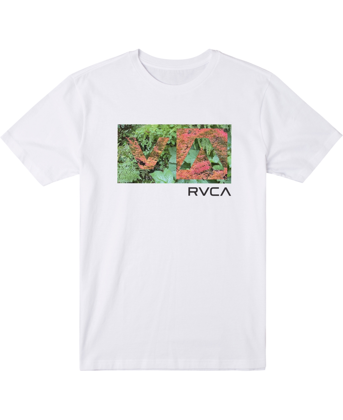 Shop Rvca Men's Balance Box Short Sleeve T-shirt In White