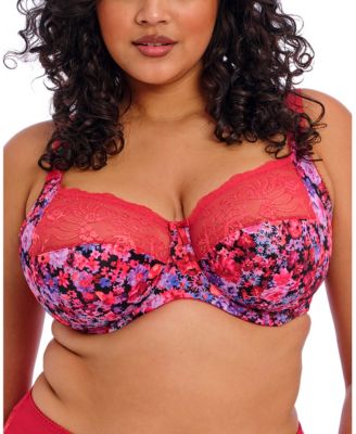 Elomi Womens Morgan Underwire Full Cup Stretch Lace Banded Bra, 42E
