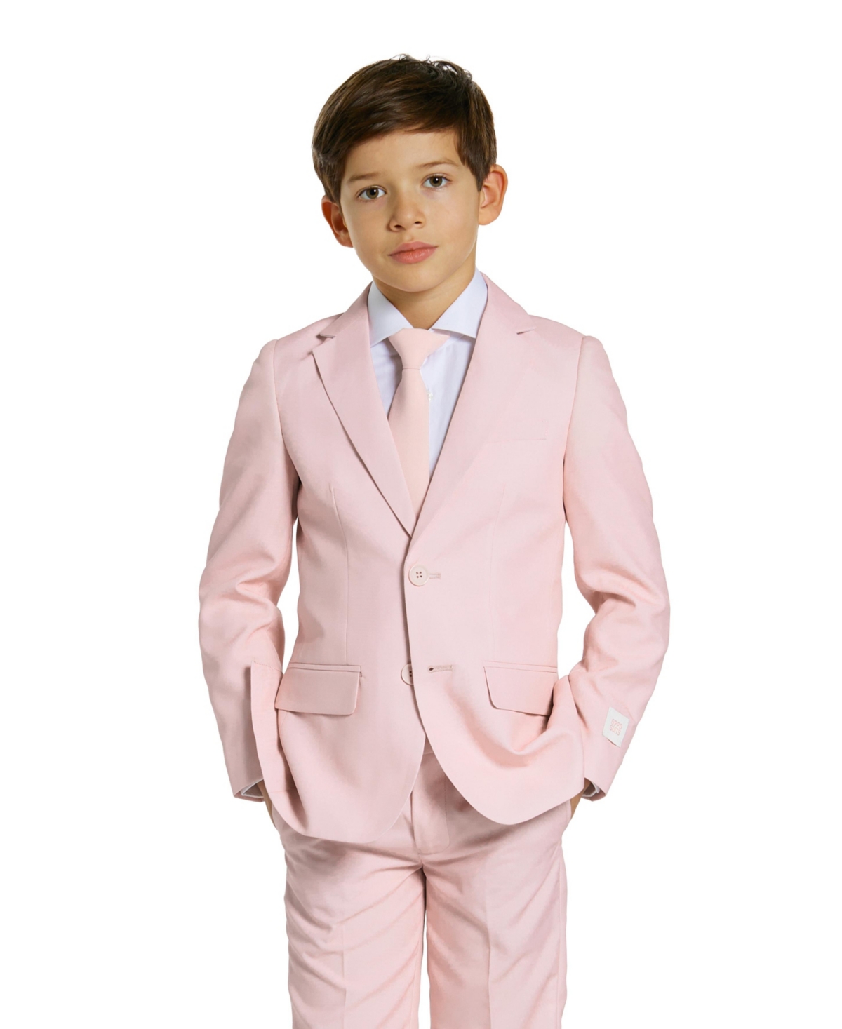 Opposuits Little Boys 3pc Solid Suit Set In Pink
