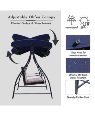 Porch Swing with Canopy