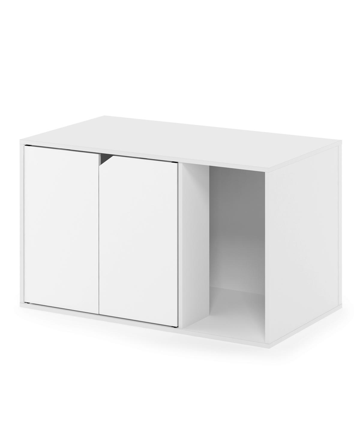 Peli Pet Litter Box Enclosure, Solid White - White