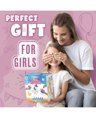 Unicorn Gifts for Girls | Arts and Crafts for Girls Ages 6-8-12 | Paint Your Own Squishies | Unicorn Toys Squishy Painting Kit | Arts & Crafts Tween Girls Gifts for 6-12 Years Old