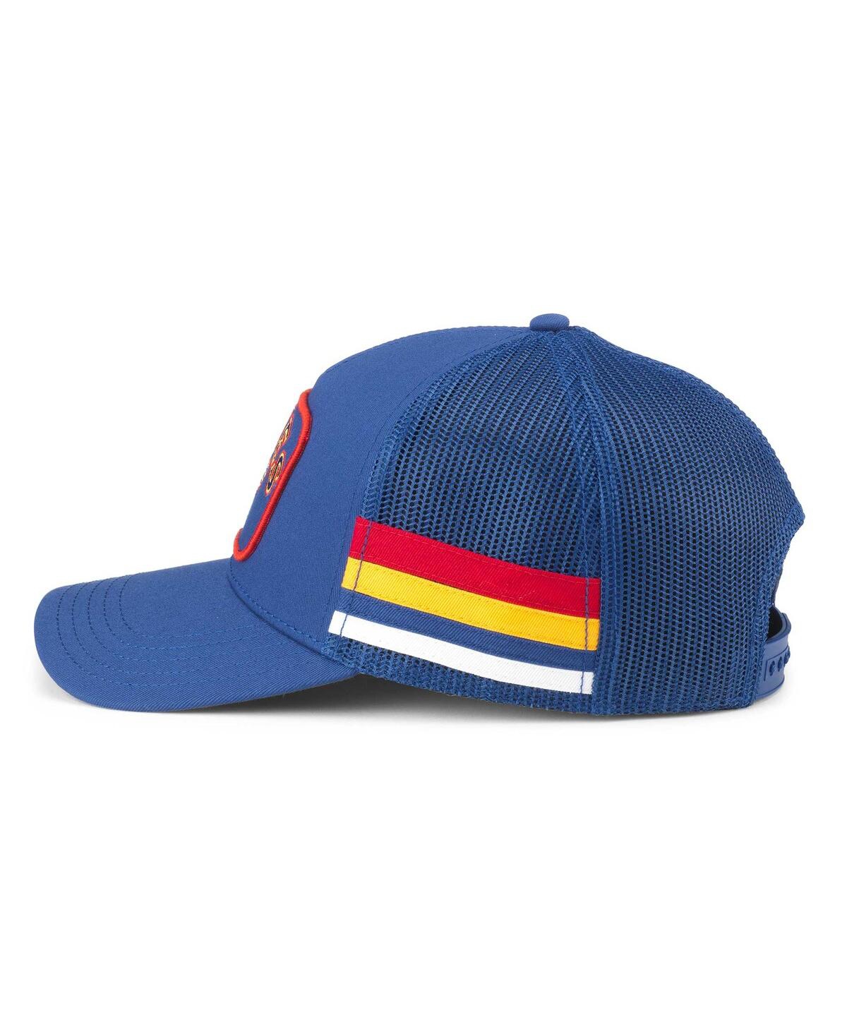 Shop American Needle Men's  Blue St. Louis Blues Hotfoot Stripes Trucker Adjustable Hat