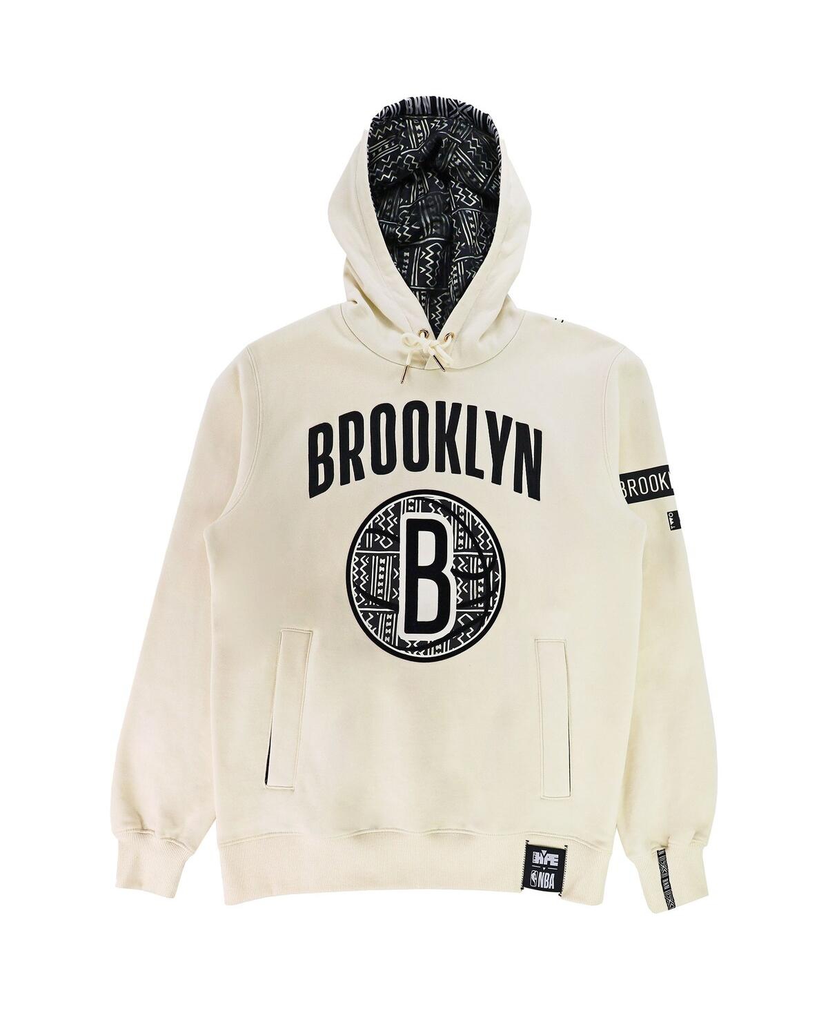 Shop Two Hype Men's And Women's Nba X  Cream Brooklyn Nets Culture & Hoops Heavyweight Pullover Hoodie