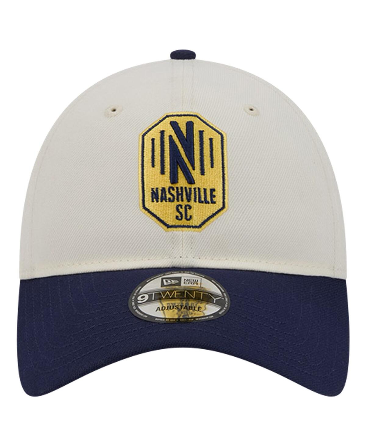 Men's New EraNashville Sc 2024 Kick Off Collection 9TWENTY Adjustable Hat - White