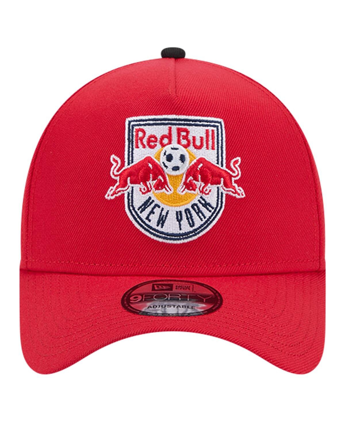 Shop New Era Men's  Red New York Red Bulls 2024 Kick Off Collection 9forty A-frame Adjustable Hat