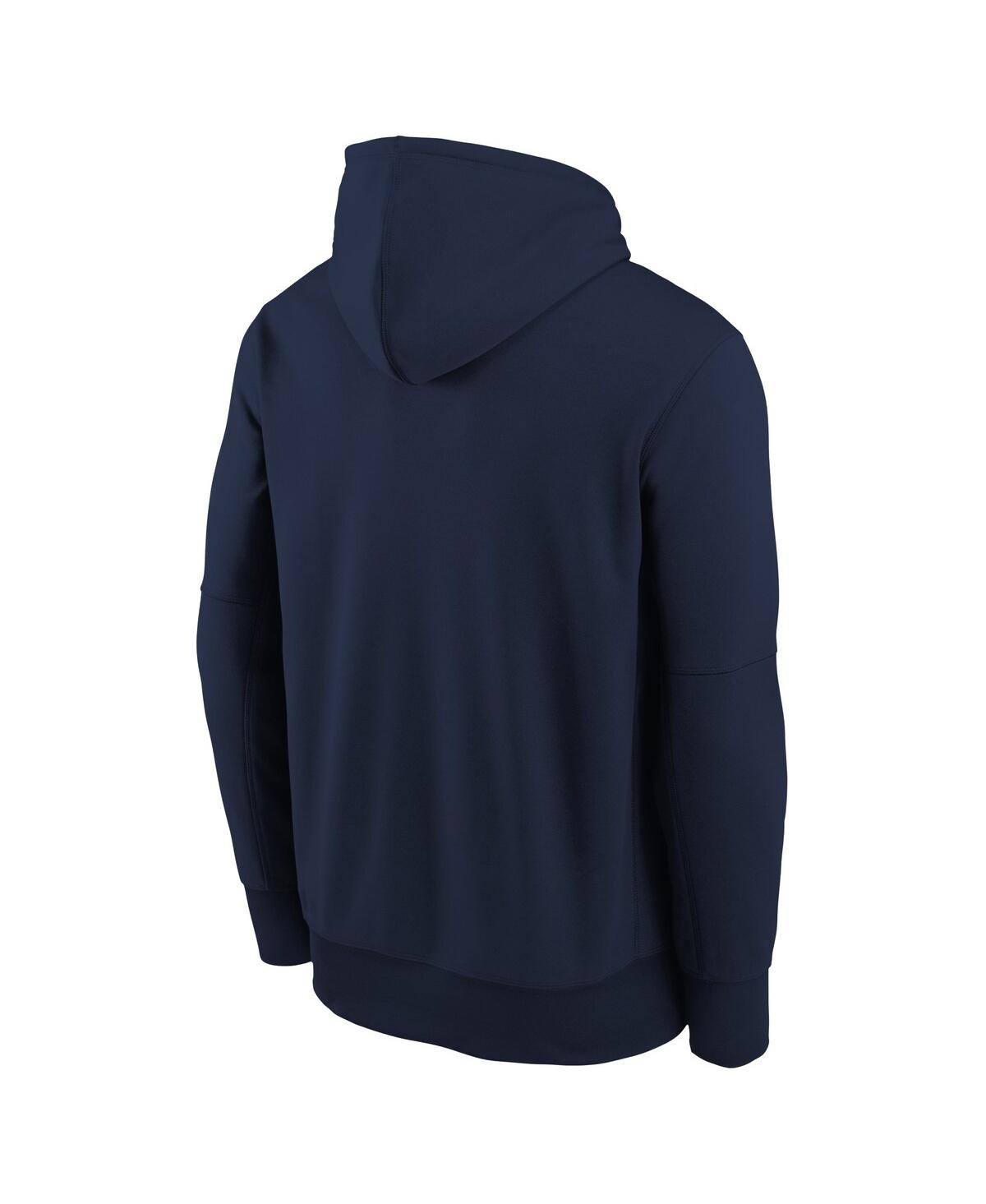 Shop Nike Big Boys  Navy Milwaukee Brewers Authentic Collection Performance Pullover Hoodie