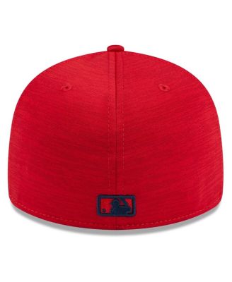 Men's Red Los Angeles Angels 2024 Clubhouse Low Profile 59FIFTY Fitted Hat