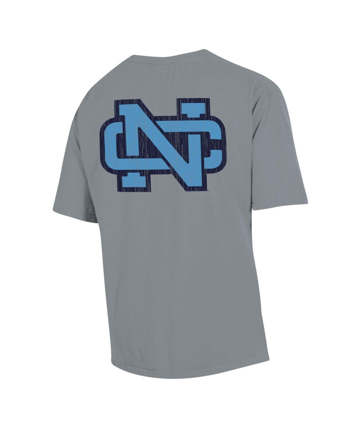 Men's ComfortwashDistressed North Carolina Tar Heels Vintage-Like Logo T-shirt - Graphite