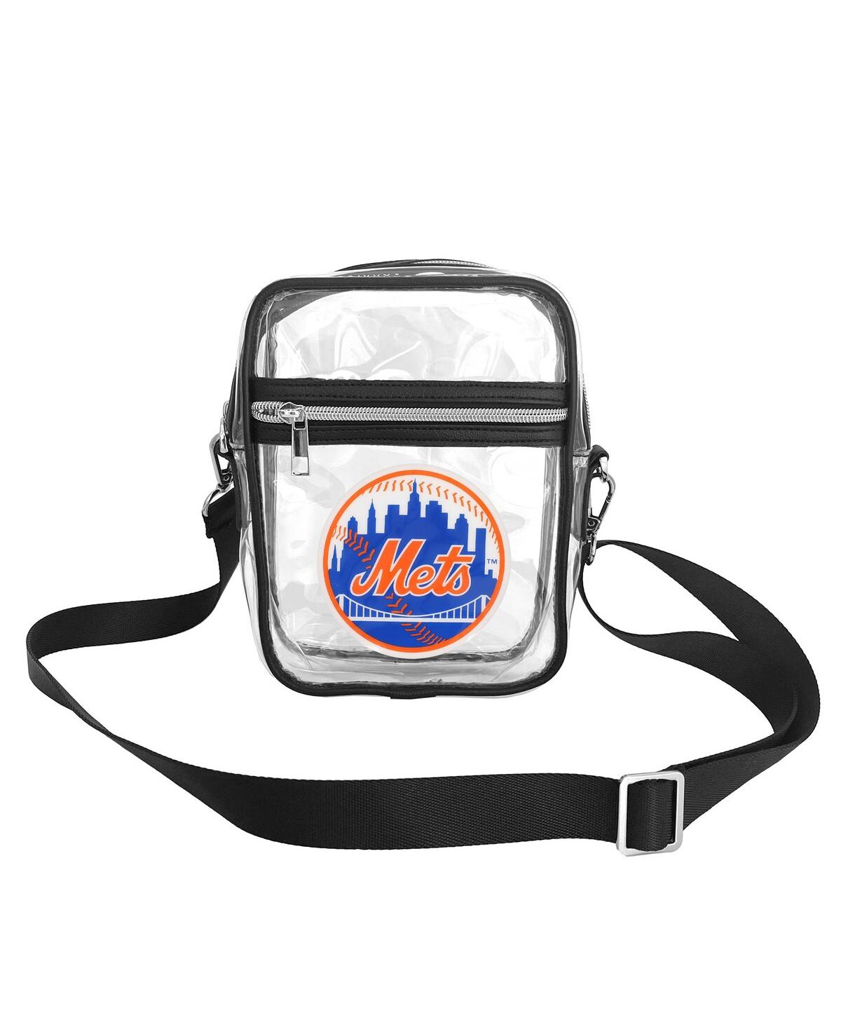 Shop Logo Brands Women's New York Mets Mini Clear Crossbody Bag In Royal