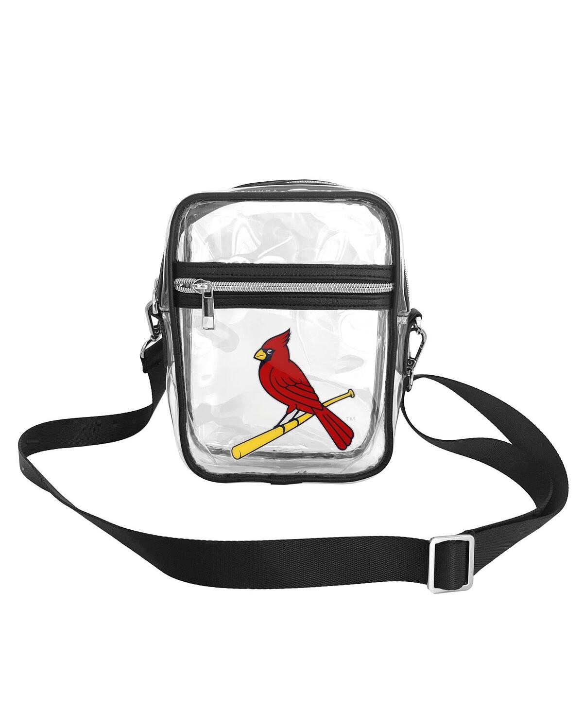 Shop Logo Brands Women's St. Louis Cardinals Mini Clear Crossbody Bag In Red