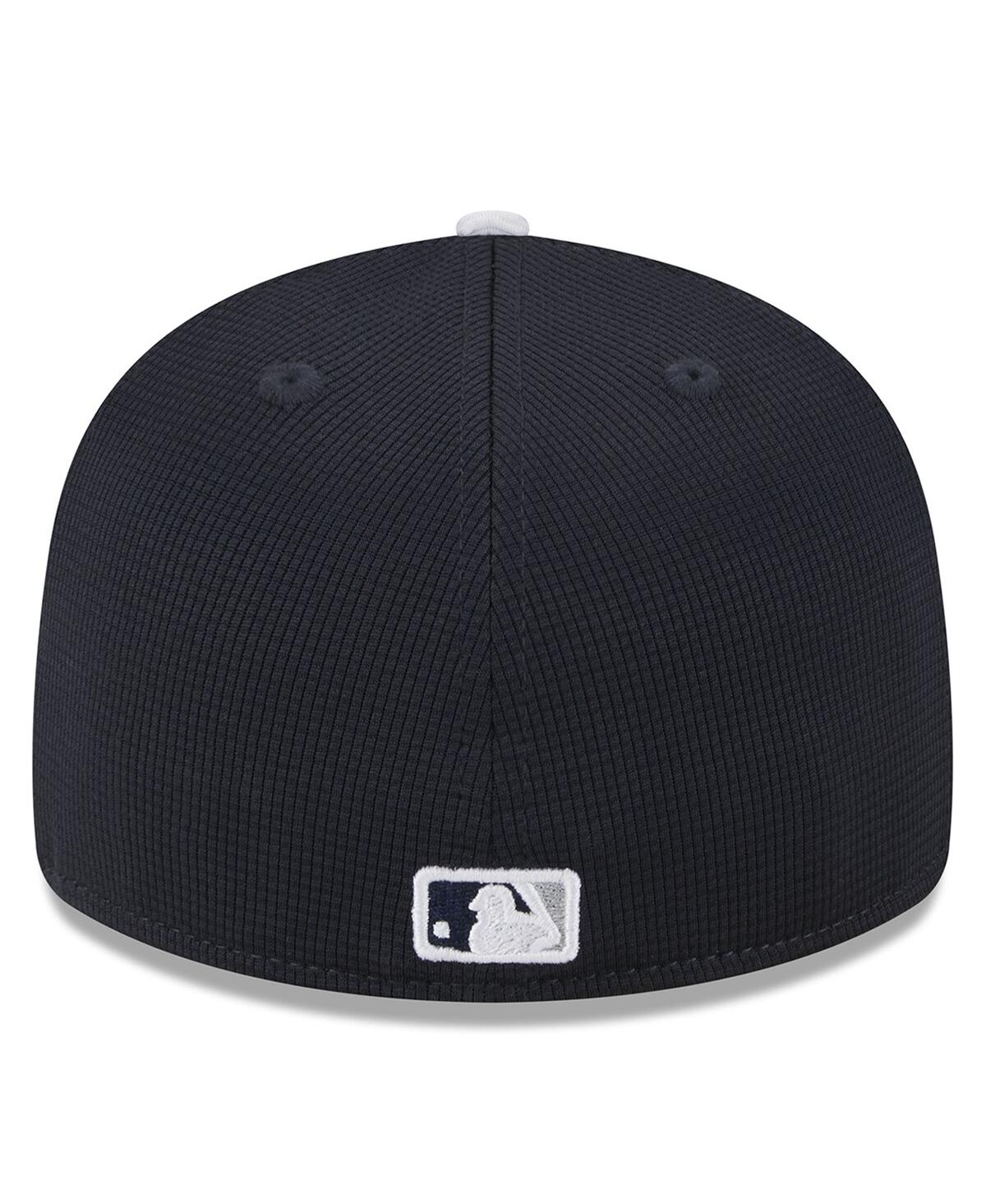 Men's New EraNew York Yankees 2024 Batting Practice Low Profile 59FIFTY Fitted Hat - Navy