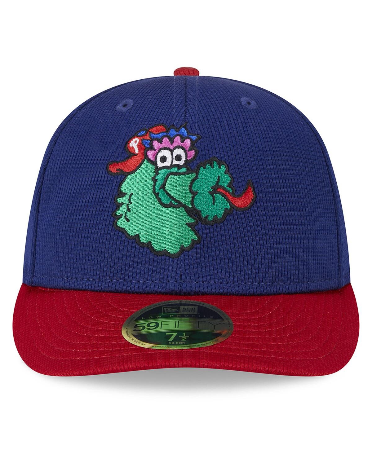 Men's New EraPhiladelphia Phillies 2024 Batting Practice Low Profile 59FIFTY Fitted Hat - Navy