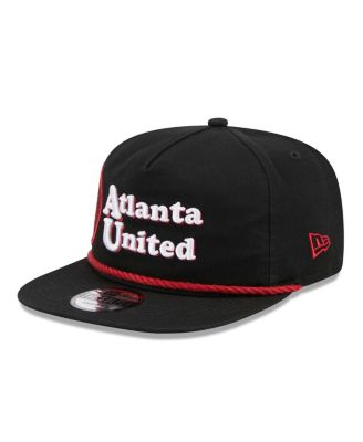 Men's Black Atlanta United FC Heritage The Golfer Snapback Hat