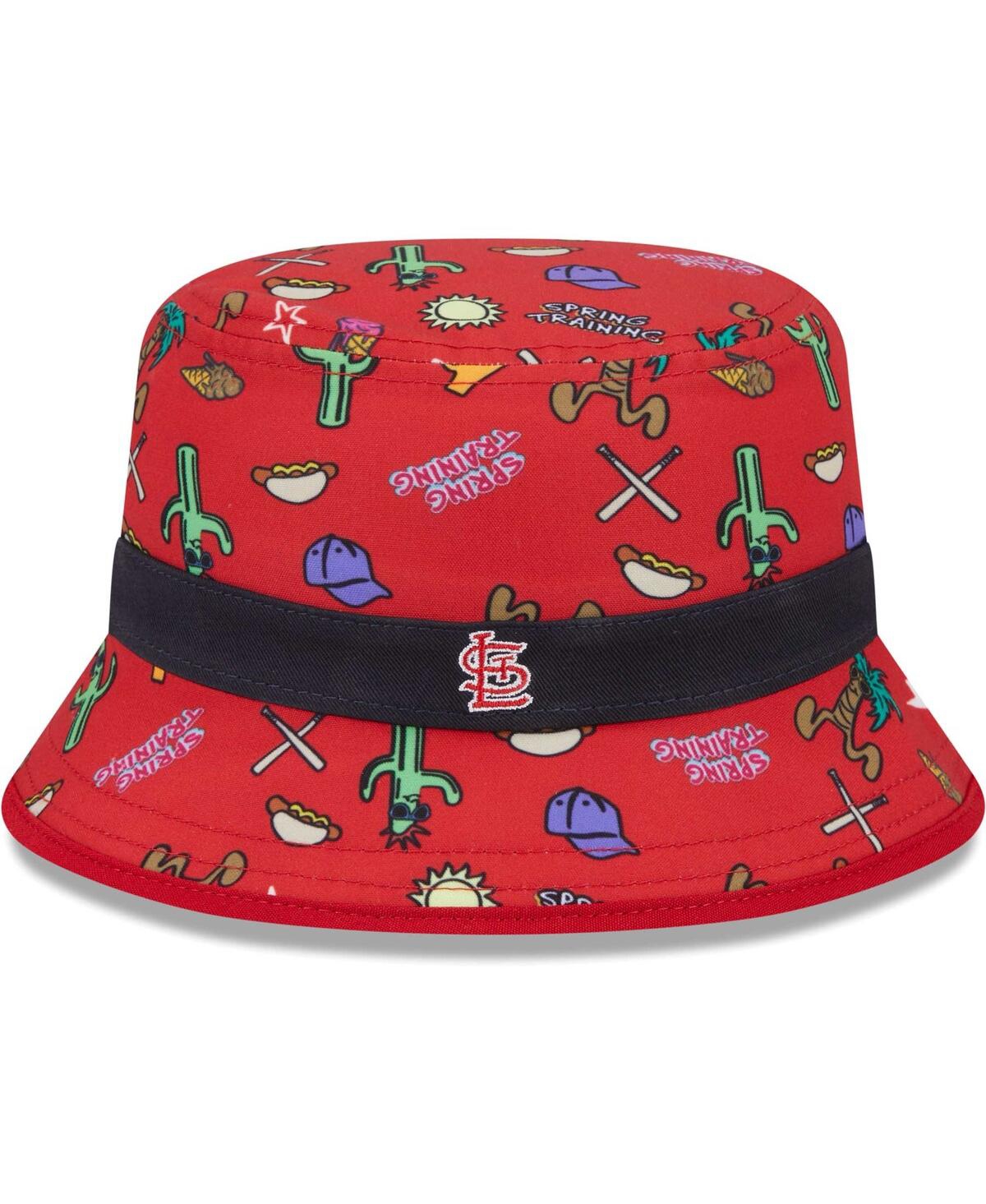 Shop New Era Toddler Boys And Girls  Red St. Louis Cardinals Spring Training Icon Bucket Hat