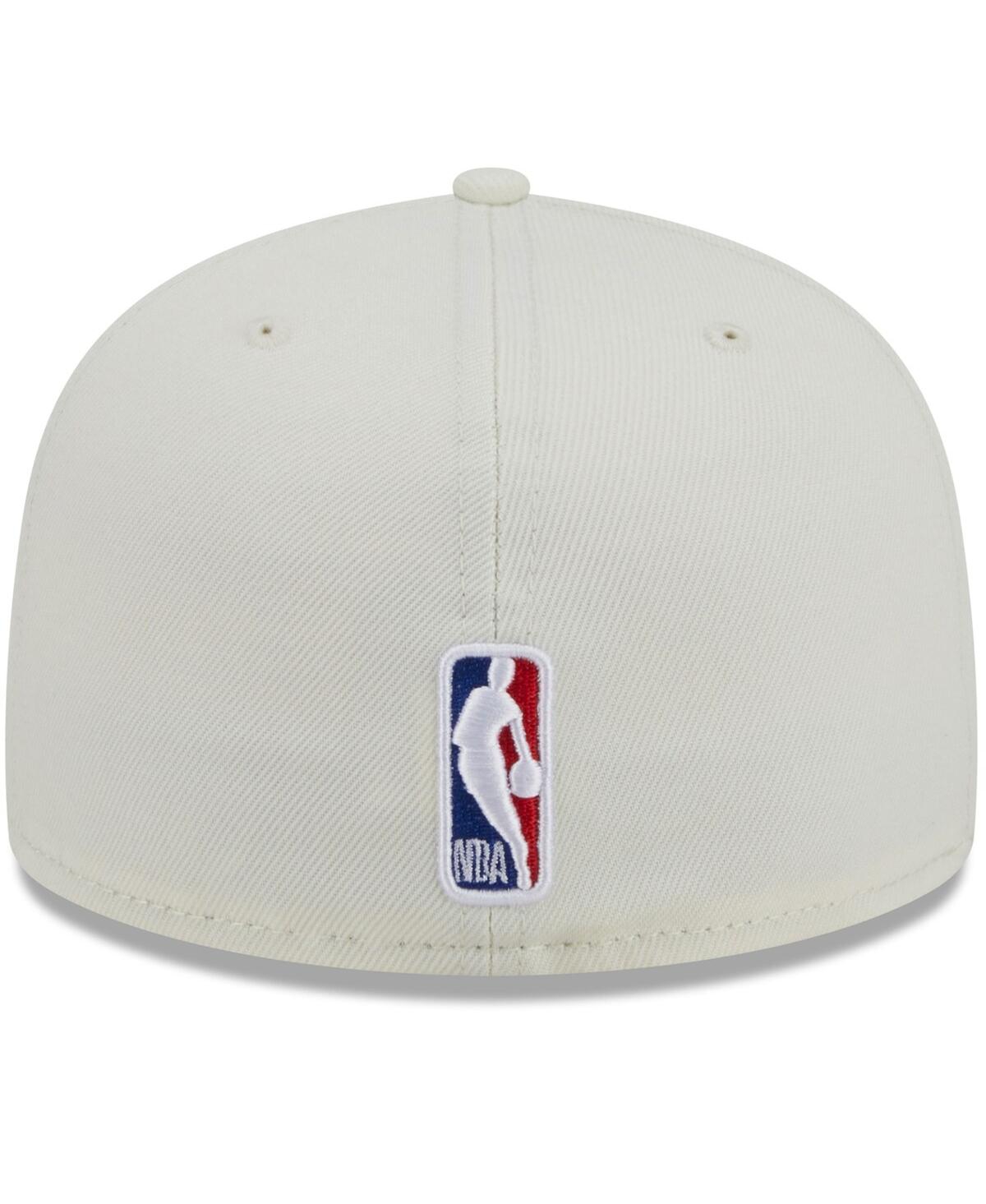 Shop Staple Men's New Era X  Cream, Royal Philadelphia 76ers Nba X  Two-tone 59fifty Fitted Hat In Cream,royal