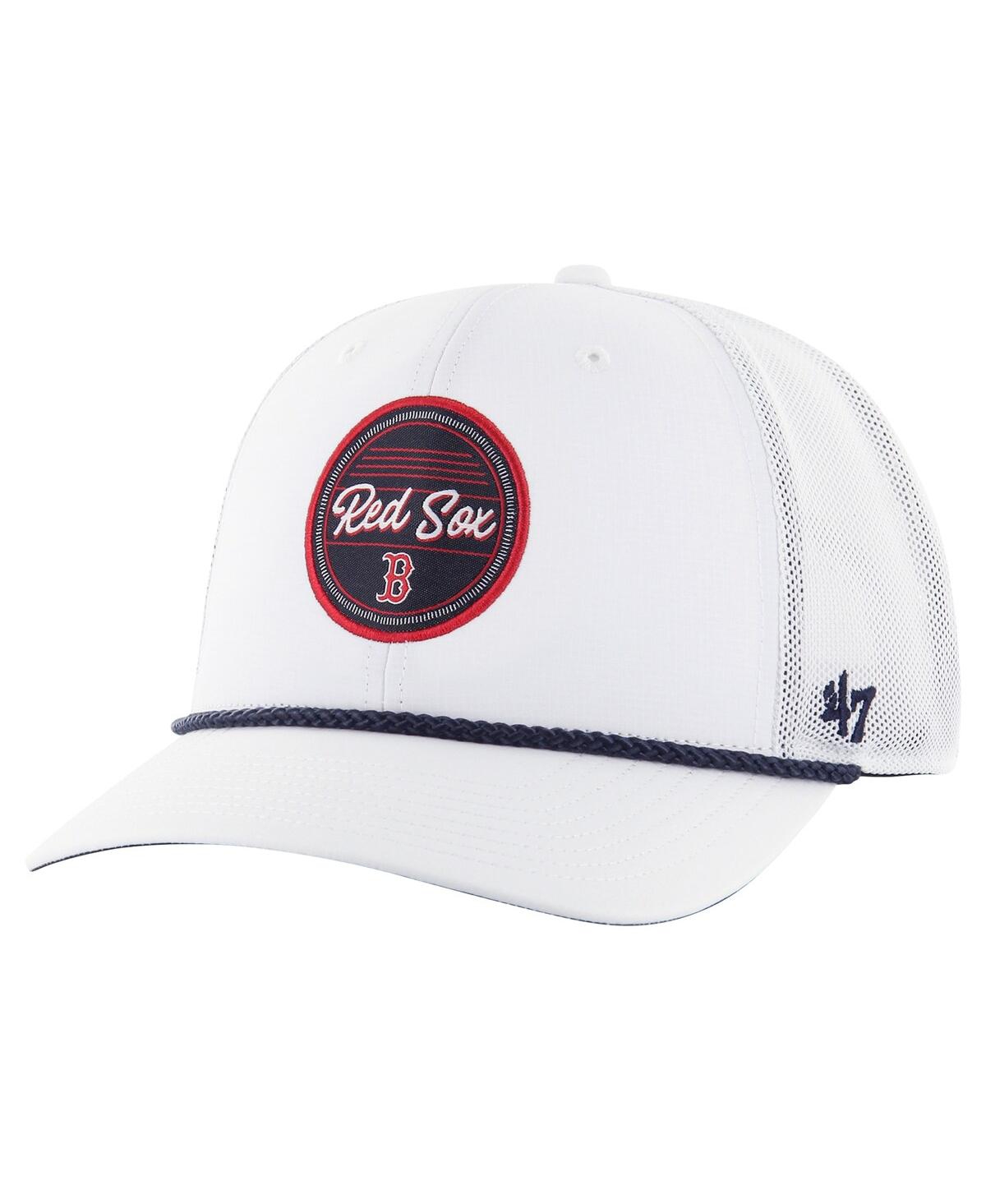 47 Brand Men's ' White Boston Red Sox Fairway Trucker Adjustable Hat
