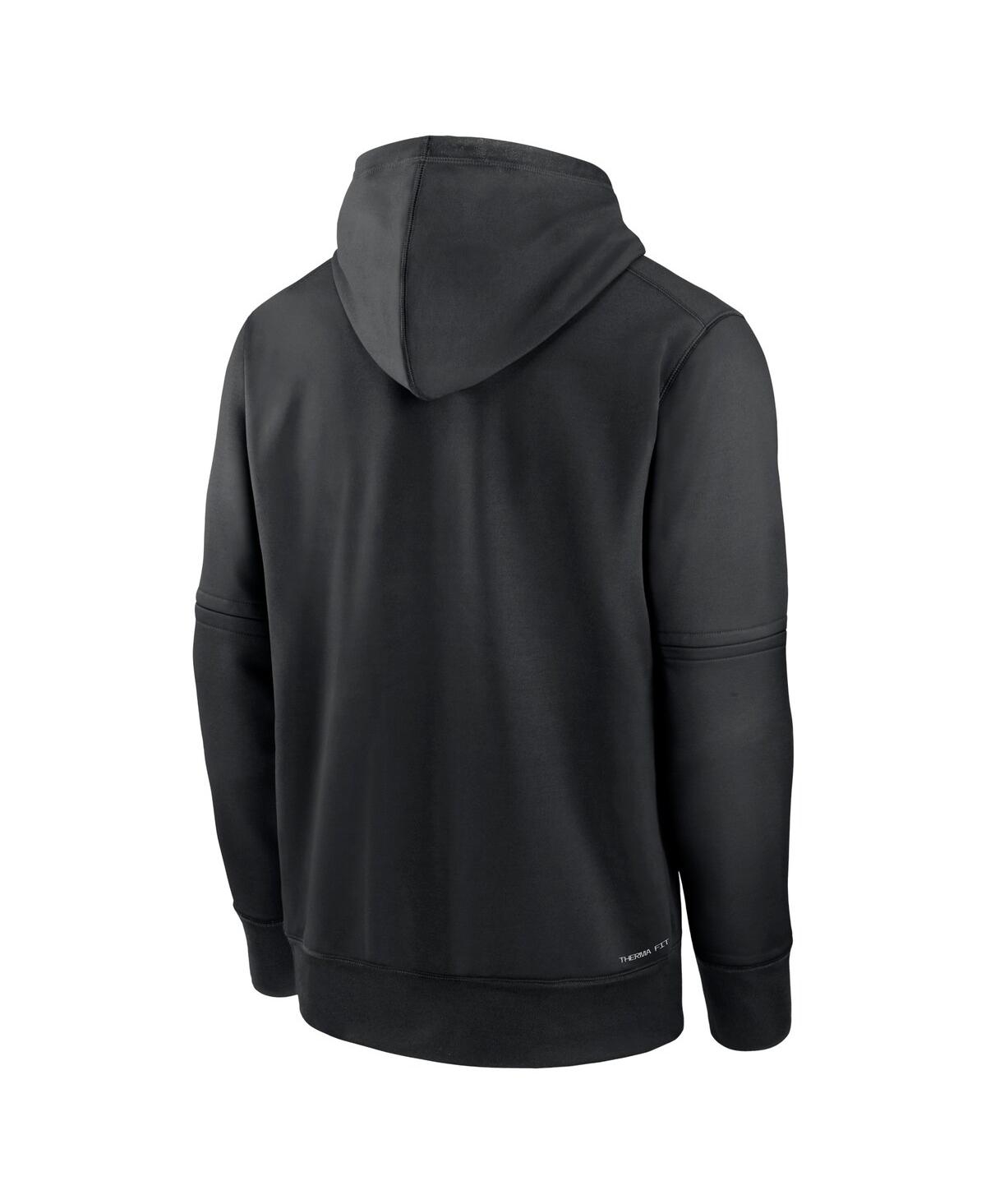 Shop Nike Men's  Black Colorado Rockies Authentic Collection Practice Performance Pullover Hoodie