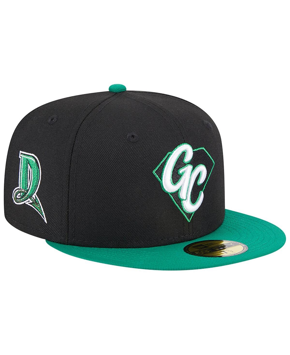 Men's New EraDayton Dragons Theme Nights Gem City 59FIFTY Fitted Hat - Black