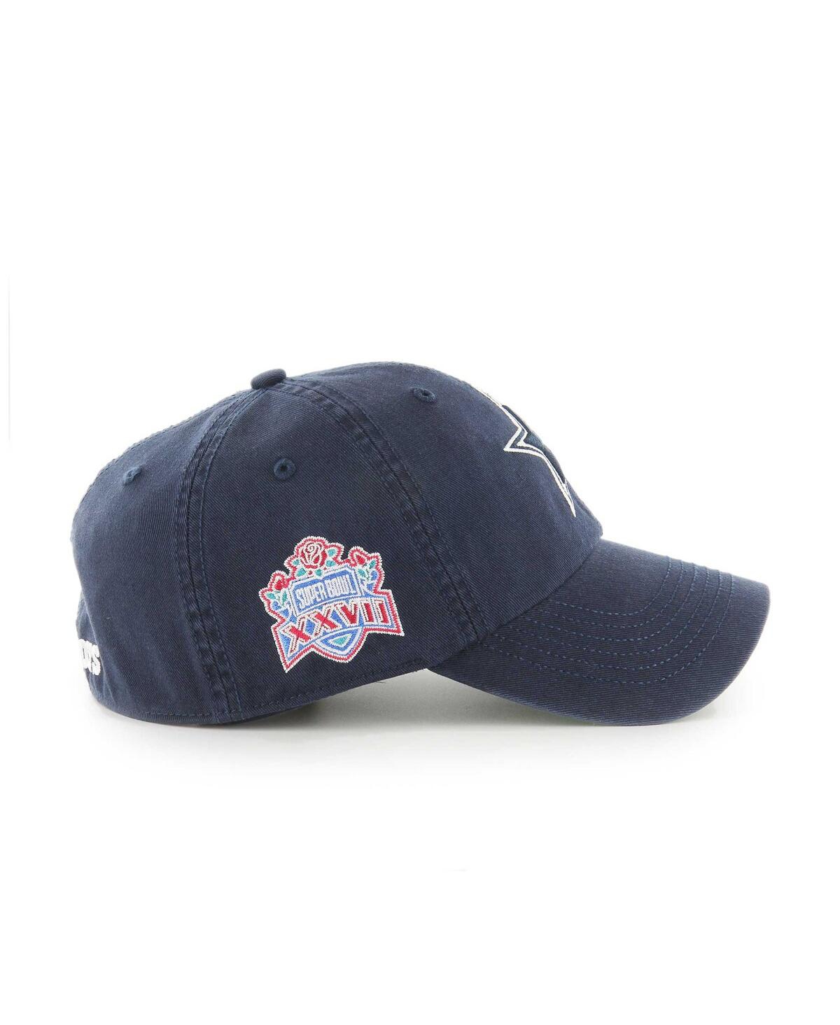 Shop 47 Brand Men's ' Navy Dallas Cowboys Sure Shot Franchise Fitted Hat