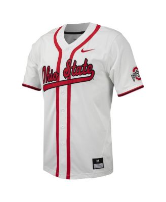 Men's Ohio State Buckeyes Replica Full-Button Baseball Jersey
