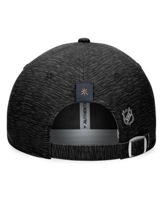 Men's Black Vegas Golden Knights Authentic Pro Road Adjustable Hat