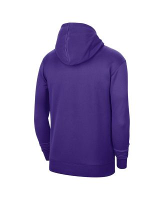 Men's and Women's Purple Sacramento Kings 2023, 24 Performance Spotlight On-Court Practice Pullover Hoodie