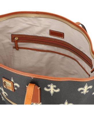 Women's New Orleans Saints Sporty Monogram Large Zip Tote Bag