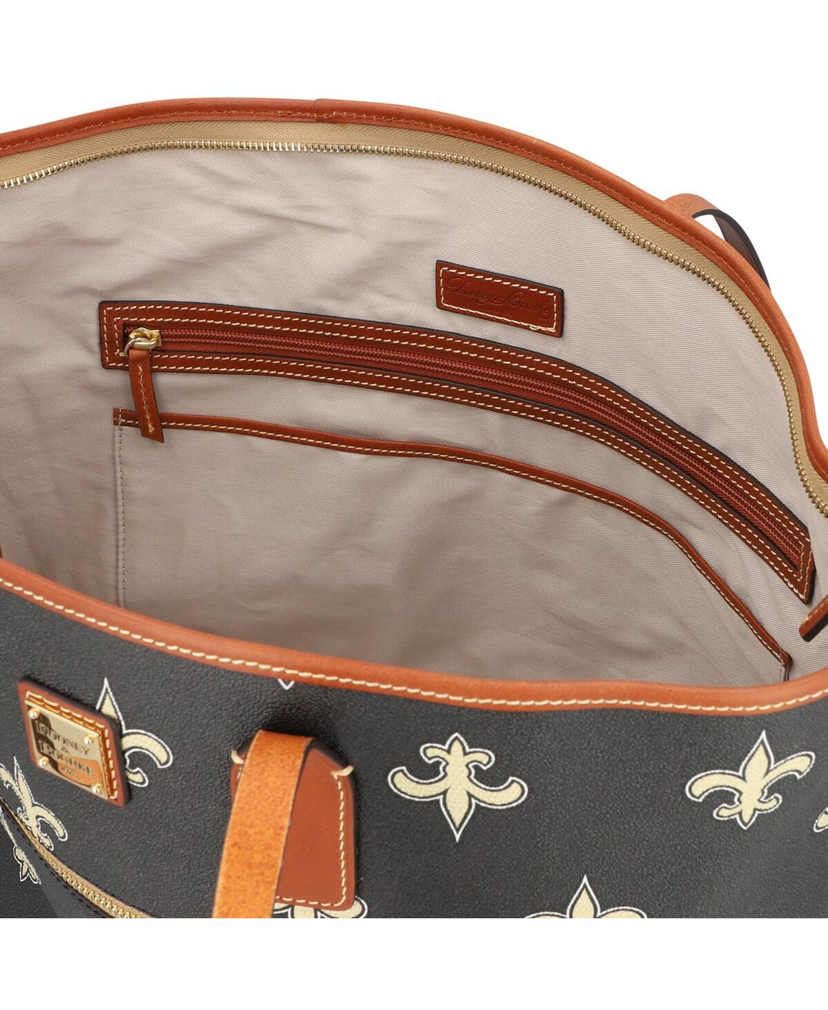Dooney & Bourke Women's  New Orleans Saints Sporty Monogram Large Zip Tote Bag In Multi