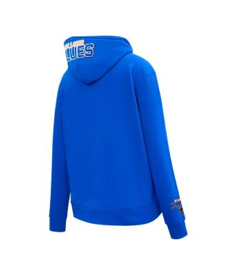 Women's Blue St. Louis Blues Classic Chenille Pullover Hoodie