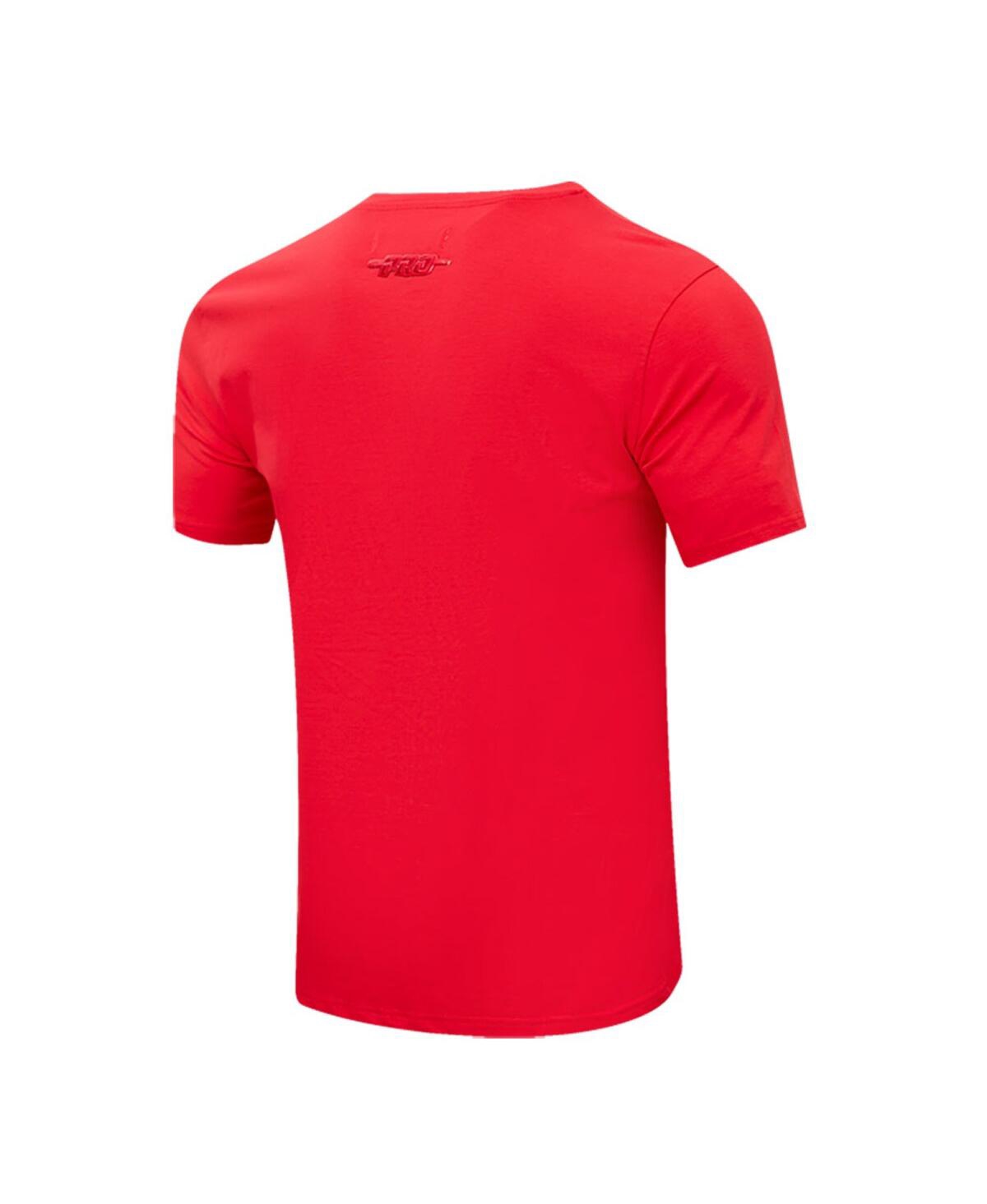 Shop Pro Standard Men's  Los Angeles Dodgers Classic Triple Red T-shirt