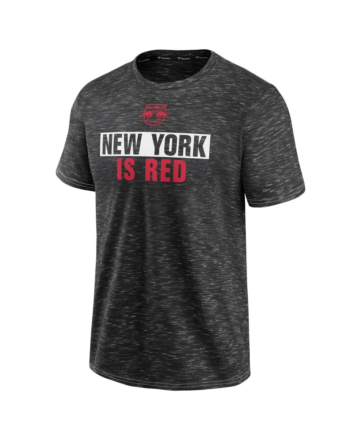 Fanatics Men's  Charcoal New York Red Bulls T-shirt In Charcoal