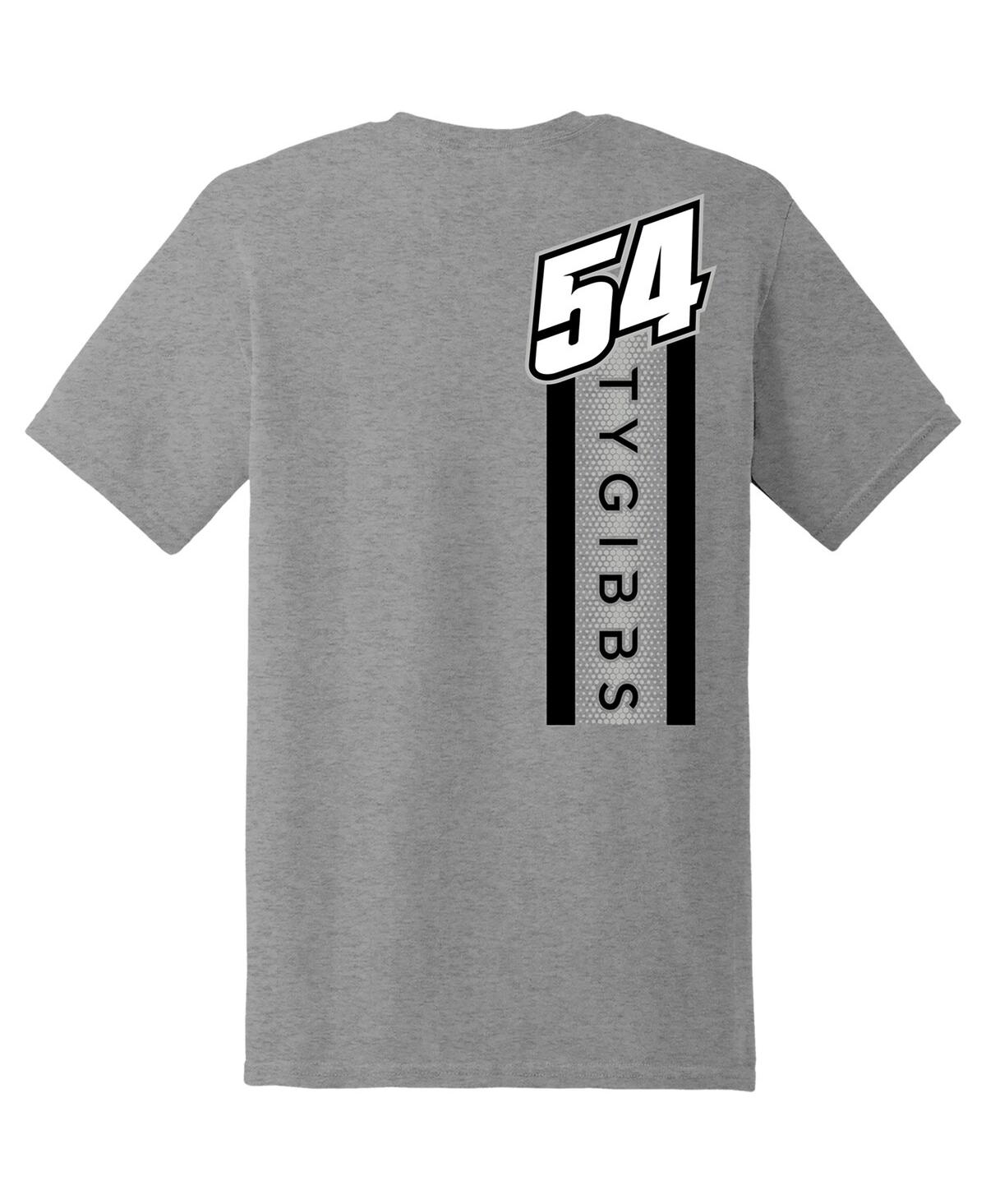 Shop Joe Gibbs Racing Team Collection Men's  Heather Gray Ty Gibbs Lifestyle T-shirt