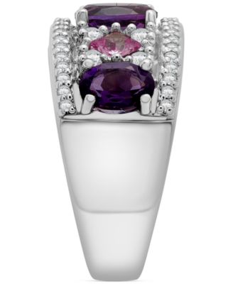 Multi-Gemstone Statement Ring (2-5/8 ct. t.w.) in Sterling Silver